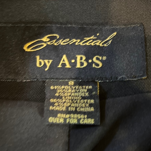 Essentials by ABS blazer black size 8 - Picture 5 of 6